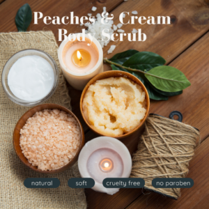 Peaches and Cream Deep Body Moisturizing Sugar Scrub